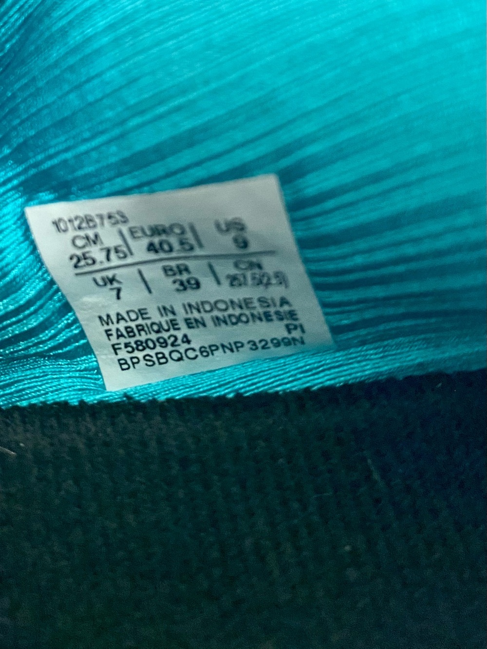 Asics GEL-NIMBUS 27 Wave Teal/Illuminate Mint Sz 9 - Picture 14 of 14